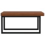 Estante de lavabo de pared de acero y madera maciza de roble de , Tocadores de baño - Ref: Foro24-3302497, Precio: 128,64 €, ...