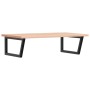 Estante de lavabo de pared de acero y madera maciza de haya by , bathroom vanities - Ref: Foro24-3302519, Price: 132,41 €, Di...
