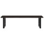Estante de lavabo de pared de acero y madera maciza de roble von , Badezimmerwaschtische - Ref: Foro24-3302661, Preis: 102,75...