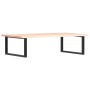 Estante de lavabo de pared de acero y madera maciza de roble by , bathroom vanities - Ref: Foro24-3302637, Price: 116,68 €, D...