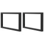Estante de lavabo de pared de acero y madera maciza de roble by , bathroom vanities - Ref: Foro24-3302637, Price: 116,68 €, D...
