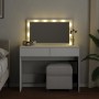 Tocador con luces LED blanco 100x40x120 cm von , Schlafzimmerkommoden - Ref: Foro24-848206, Preis: 140,24 €, Rabatt: %