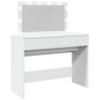 Tocador con luces LED blanco 100x40x120 cm von , Schlafzimmerkommoden - Ref: Foro24-848206, Preis: 140,24 €, Rabatt: %