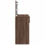 Tocador con luces LED marrón roble 100x40x120 cm von , Schlafzimmerkommoden - Ref: Foro24-848212, Preis: 153,07 €, Rabatt: %