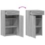 Aparador de madera de ingeniería gris Sonoma 50x42,5x93 cm de , Aparadores - Ref: Foro24-846297, Precio: 87,29 €