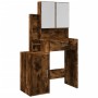 Tocador con mueble roble ahumado 80x35x132 cm by , Bedroom Dressers - Ref: Foro24-848238, Price: 118,13 €, Discount: %