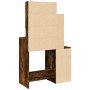 Tocador con mueble roble ahumado 80x35x132 cm by , Bedroom Dressers - Ref: Foro24-848238, Price: 118,13 €, Discount: %