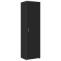 Aparador de madera de ingeniería negro 50x42,5x185 cm by , Sideboards - Ref: Foro24-3281414, Price: 180,47 €, Discount: %