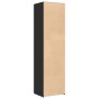 Aparador de madera de ingeniería negro 50x42,5x185 cm by , Sideboards - Ref: Foro24-3281414, Price: 180,47 €, Discount: %