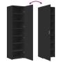 Aparador de madera de ingeniería negro 50x42,5x185 cm by , Sideboards - Ref: Foro24-3281414, Price: 180,47 €, Discount: %