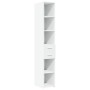 Aparador de madera de ingeniería blanco 30x42,5x185 cm by , Sideboards - Ref: Foro24-846236, Price: 117,33 €, Discount: %