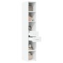 Aparador de madera de ingeniería blanco 30x42,5x185 cm by , Sideboards - Ref: Foro24-846236, Price: 117,33 €, Discount: %