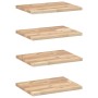 Estantes flotantes 4 uds madera acacia sin tratar 40x30x2 cm von , Regale und Regale - Ref: Foro24-3279366, Preis: 61,72 €, R...