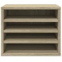 Organizador escritorio madera color roble Sonoma 36x26x29,5 cm de , Clasificación y organización - Ref: Foro24-848047, Precio...