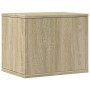 Organizador escritorio madera color roble Sonoma 36x26x29,5 cm de , Clasificación y organización - Ref: Foro24-848047, Precio...