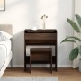 Tocador con taburete marrón roble 60x40x113,5 cm von , Schlafzimmerkommoden - Ref: Foro24-848219, Preis: 111,07 €, Rabatt: %