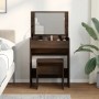 Tocador con taburete marrón roble 60x40x113,5 cm von , Schlafzimmerkommoden - Ref: Foro24-848219, Preis: 111,07 €, Rabatt: %