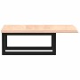 Estante de lavabo de pared de acero y madera maciza de roble von , Badezimmerwaschtische - Ref: Foro24-3302533, Preis: 58,59 ...