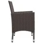 Braunes 7-teiliges Garten-Essset von vidaXL, Gartensets - Ref: Foro24-3067768, Preis: 538,23 €, Rabatt: %