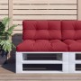 Cojín para sofá de palets de tela rojo tinto 80x40x12 cm von , Kissen für Stühle und Sofas - Ref: Foro24-360610, Preis: 22,91...