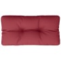 Cojín para sofá de palets de tela rojo tinto 80x40x12 cm von , Kissen für Stühle und Sofas - Ref: Foro24-360610, Preis: 22,91...