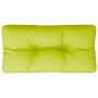 Cojín para sofá de palets de tela verde brillante 80x40x12 cm by , Cushions for chairs and sofas - Ref: Foro24-360612, Price:...