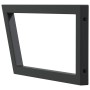 Soportes estante de lavabo 2 unidades trapecio acero negro by , Supports and crossbars - Ref: Foro24-4007288, Price: 41,21 €,...