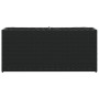 Jardinera con 2 maceteros de ratán sintético negra 90x20x40 cm von , Töpfe und Pflanzgefäße - Ref: Foro24-366407, Preis: 88,7...