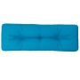 Cojín para sofá de palets de tela azul claro 120x40x12 cm by , Cushions for chairs and sofas - Ref: Foro24-360627, Price: 28,...