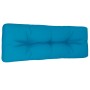 Cojín para sofá de palets de tela azul claro 120x40x12 cm by , Cushions for chairs and sofas - Ref: Foro24-360627, Price: 28,...