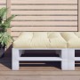 Cojín para sofá de palets tela crema 80x80x12 cm by , Cushions for chairs and sofas - Ref: Foro24-360493, Price: 39,88 €, Dis...