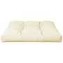 Cojín para sofá de palets tela crema 80x80x12 cm by , Cushions for chairs and sofas - Ref: Foro24-360493, Price: 39,88 €, Dis...