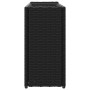 Jardineras con 2 maceteros 2 uds ratán PE negro 90x20x40 cm de , Maceteros y jardineras - Ref: Foro24-3210513, Precio: 168,25 €