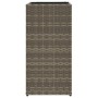 Jardineras 2 unidades ratán sintético gris 30x30x60 cm by , Pots and planters - Ref: Foro24-3210518, Price: 108,25 €, Discoun...