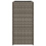 Jardineras 2 unidades ratán sintético gris 30x30x60 cm by , Pots and planters - Ref: Foro24-3210518, Price: 108,25 €, Discoun...