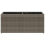 Jardineras con 2 maceteros 2 uds ratán PE gris 72x30x32 cm von , Töpfe und Pflanzgefäße - Ref: Foro24-3210530, Preis: 87,25 €...