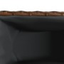 Jardineras con ruedas 2 uds ratán sintético marrón 107x32x38 cm by , Pots and planters - Ref: Foro24-3210526, Price: 140,03 €...