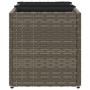Jardineras con 3 maceteros 2 uds ratán PE gris 105x30x32 cm by , Pots and planters - Ref: Foro24-3210524, Price: 144,28 €, Di...