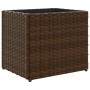Jardineras 2 unidades ratán sintético marrón 36x30x32 cm by , Pots and planters - Ref: Foro24-3210532, Price: 74,33 €, Discou...