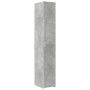 Armario estrecho madera ingeniería gris hormigón 30x42,5x225 cm by , Sideboards - Ref: Foro24-3281262, Price: 173,37 €, Disco...