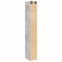 Armario estrecho madera ingeniería gris hormigón 30x42,5x225 cm by , Sideboards - Ref: Foro24-3281262, Price: 173,37 €, Disco...