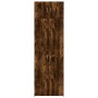 Armario de madera de ingeniería roble ahumado 70x42,5x225 cm