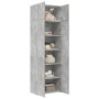 Armario de madera de ingeniería gris hormigón 70x42,5x225 cm by , Sideboards - Ref: Foro24-3281325, Price: 237,80 €, Discount: %