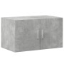 Armario de madera de ingeniería gris hormigón 70x42,5x225 cm by , Sideboards - Ref: Foro24-3281325, Price: 237,80 €, Discount: %