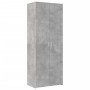Armario de madera de ingeniería gris hormigón 70x42,5x225 cm by , Sideboards - Ref: Foro24-3281325, Price: 237,80 €, Discount: %