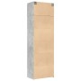 Armario de madera de ingeniería gris hormigón 70x42,5x225 cm by , Sideboards - Ref: Foro24-3281325, Price: 237,80 €, Discount: %