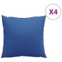 Cojines de sofá 4 unidades tela azul royal 40x40 cm by , Cushions for chairs and sofas - Ref: Foro24-360369, Price: 27,25 €, ...