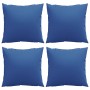Cojines de sofá 4 unidades tela azul royal 40x40 cm by , Cushions for chairs and sofas - Ref: Foro24-360369, Price: 27,25 €, ...