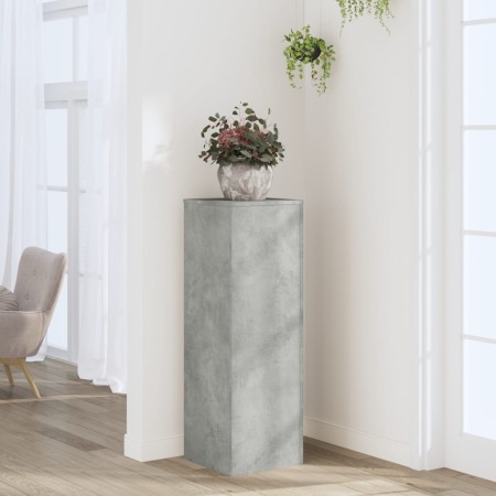 Soportes de plantas madera ingeniería gris hormigón 33x33x100cm von , Topfständer - Ref: Foro24-852954, Preis: 60,55 €, Rabat...