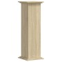 Soportes de plantas madera ingeniería roble Sonoma 33x33x100 cm by , Pot stands - Ref: Foro24-852980, Price: 51,81 €, Discoun...